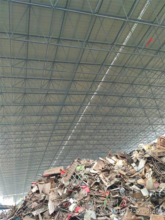 奧森鋼廠廢鋼處理車間