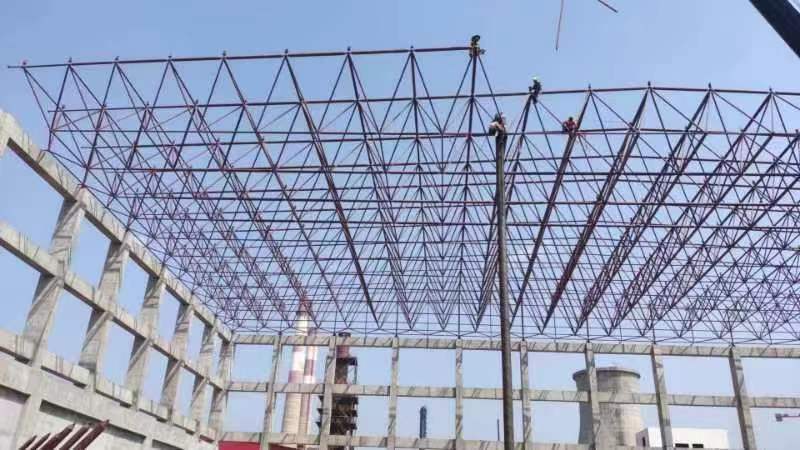 玻璃廠網(wǎng)架安裝